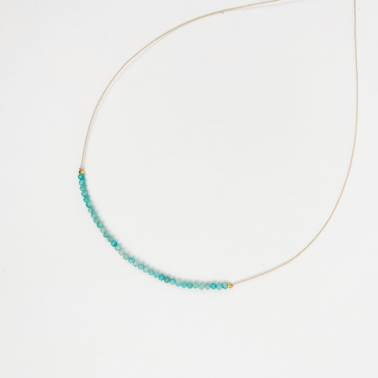 Amazonite Gem Bead Necklace